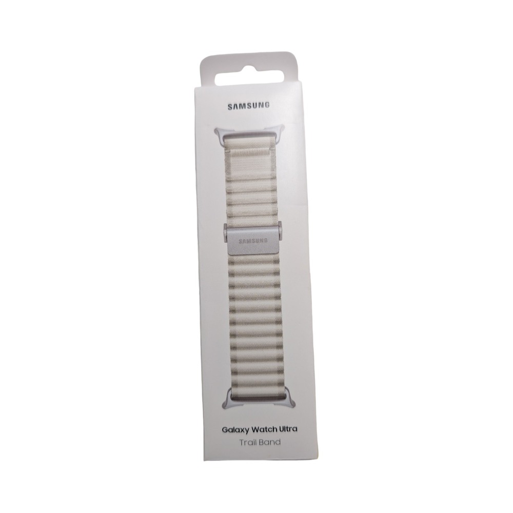 26-O Samsung Galaxy Watch Ultra Trail Band in White Sand
